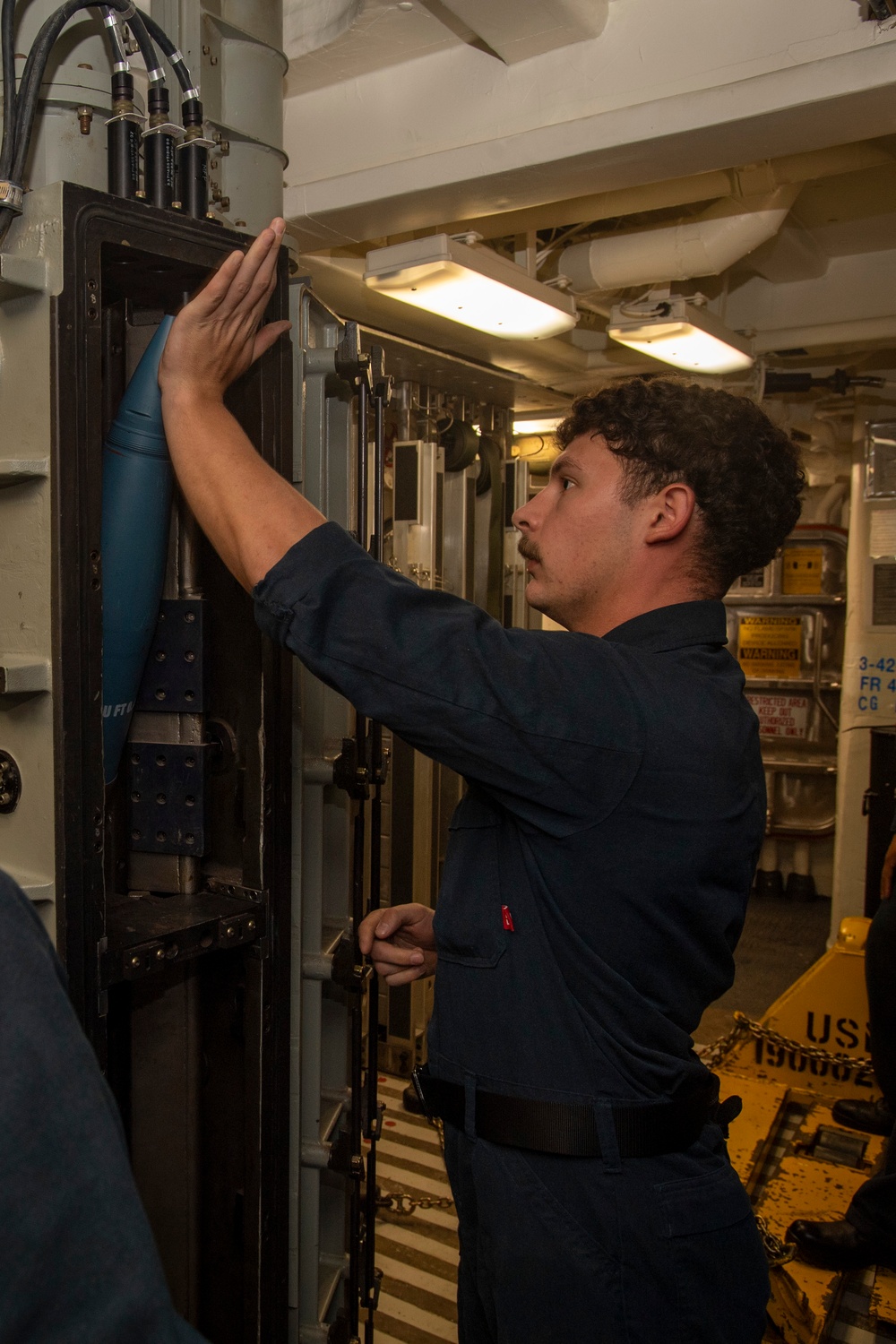 USS Higbee Conducts Live-Fire Evolution