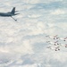 Thunderbirds receive inflight fuel enroute to Dayton