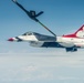 Thunderbirds receive inflight fuel enroute to Dayton