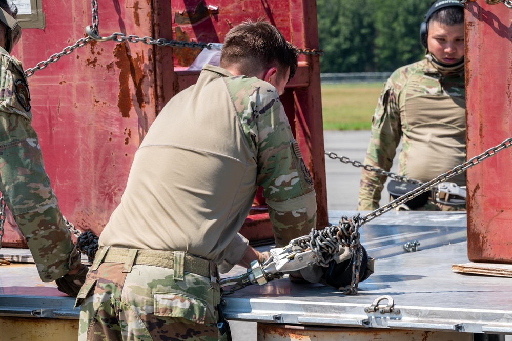 21st CABS executes loading operations on C-130J