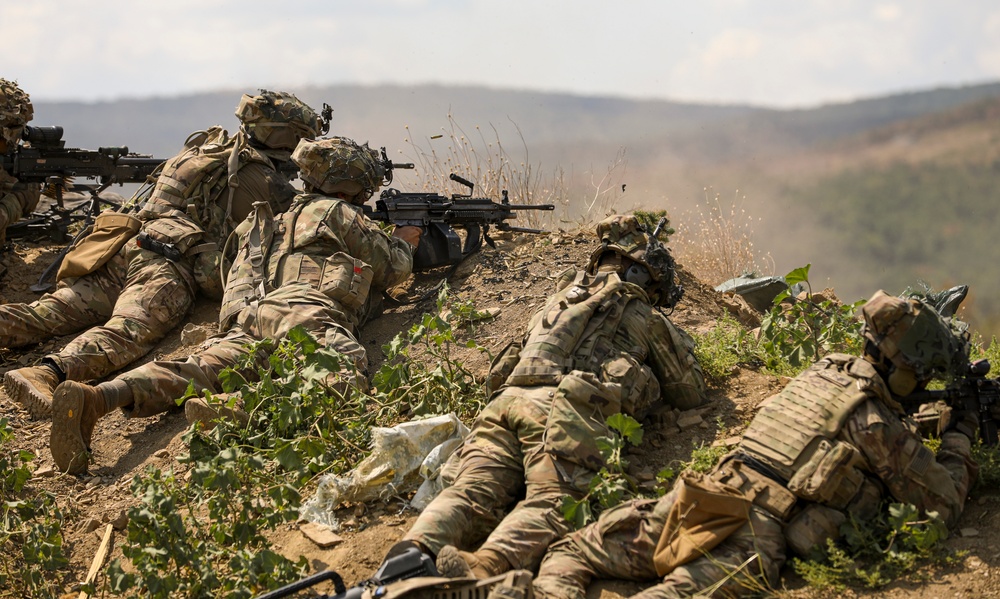 2nd Battalion, 502nd Infantry Regiment Conducts Live Fire Exercise in Bulgaria