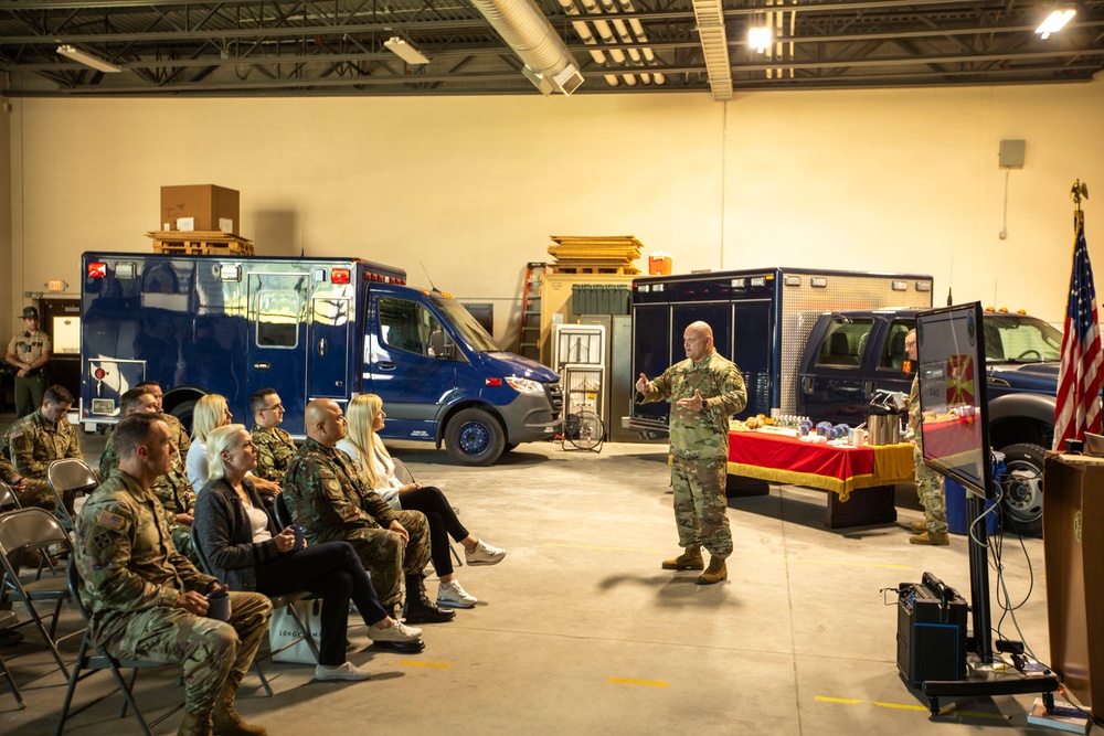 Delegation from the Republic of North Macedonia visit Vermont National Guard