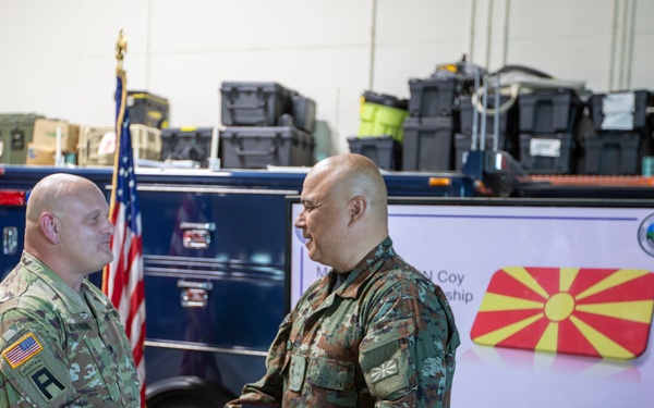 Delegation from the Republic of North Macedonia visit Vermont National Guard