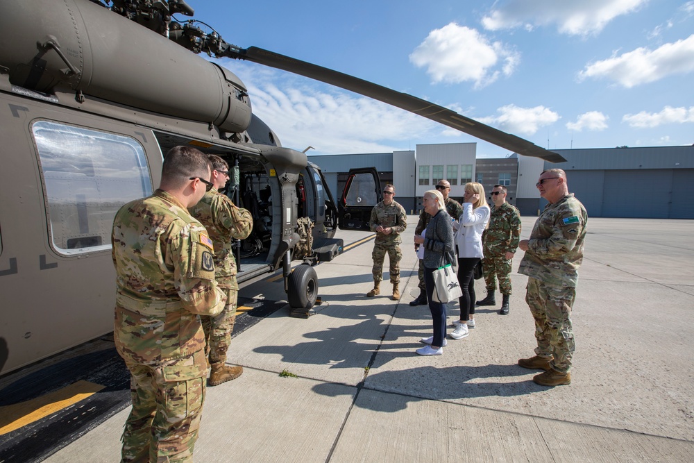 Delegation from the Republic of North Macedonia visit Vermont National Guard