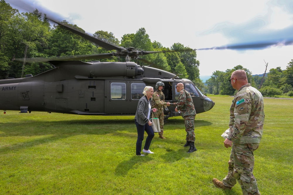 Delegation from the Republic of North Macedonia visit Vermont National Guard