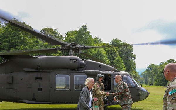 Delegation from the Republic of North Macedonia visit Vermont National Guard