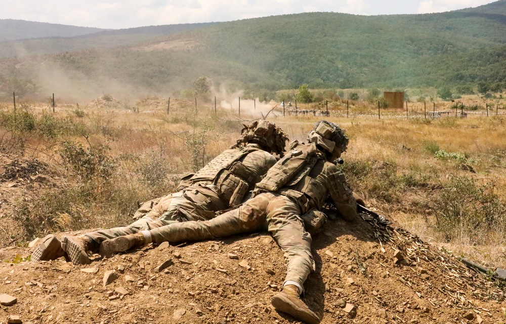 2nd Battalion, 502nd Infantry Regiment Conducts Live Fire Exercise in Bulgaria