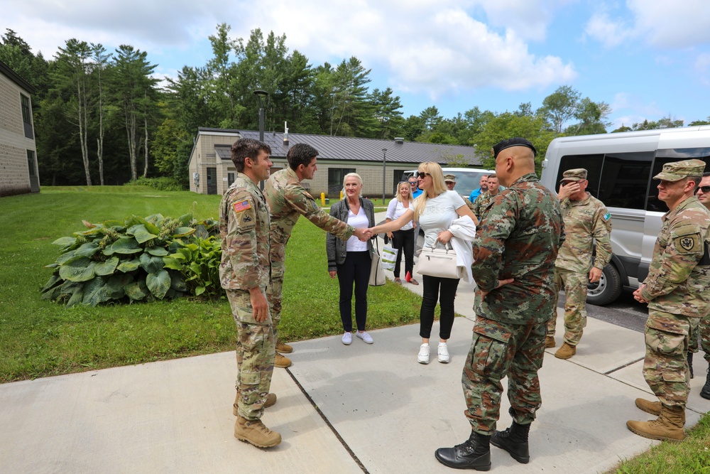 Delegation from the Republic of North Macedonia visit Vermont National Guard