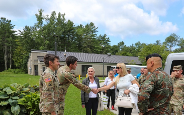 Delegation from the Republic of North Macedonia visit Vermont National Guard