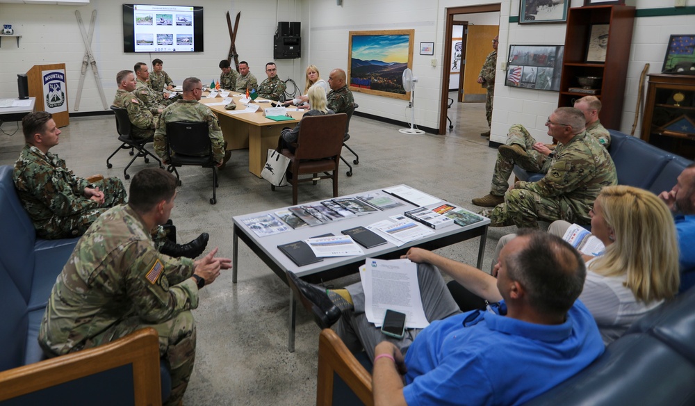 Delegation from the Republic of North Macedonia visit Vermont National Guard