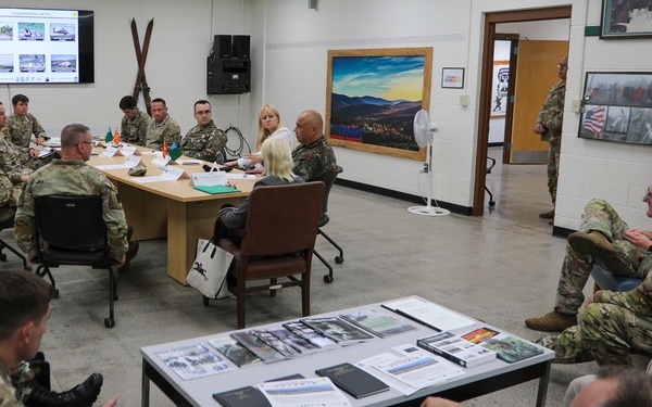 Delegation from the Republic of North Macedonia visit Vermont National Guard