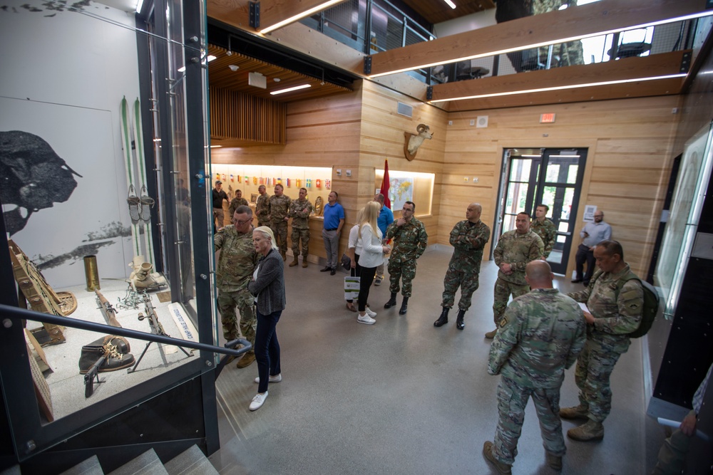 Delegation from the Republic of North Macedonia visit Vermont National Guard