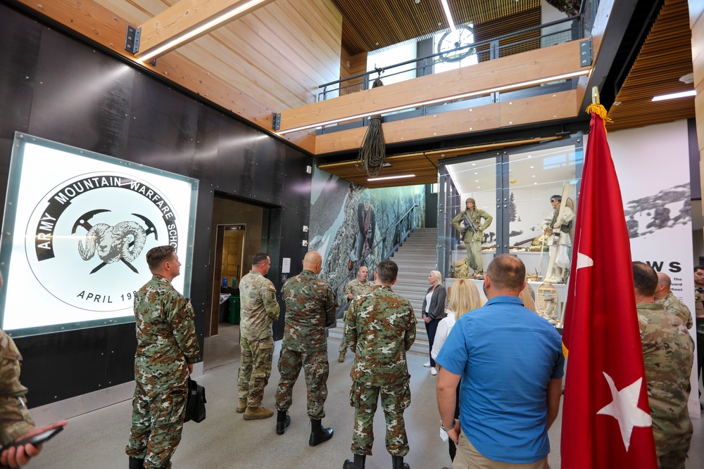 Delegation from the Republic of North Macedonia visit Vermont National Guard