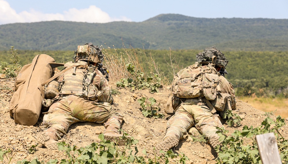 2nd Battalion, 502nd Infantry Regiment Conducts Live Fire Exercise in Bulgaria