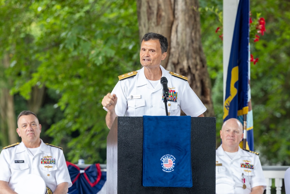 Rear Admiral Kavon Hakimzadeh Assumes Command of Norfolk Naval Shipyard