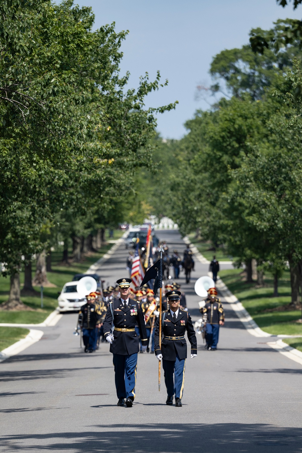 Full Military Funeral Honors with Escort are Conducted for U.S. Army Lt. Gen. Patrick Hughes in Section 34