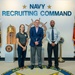 Eamon Spiegel, acting director, resource management division/acting comptroller, Bureau of Naval Personnel,  visits Navy Recruiting Command Headquartered