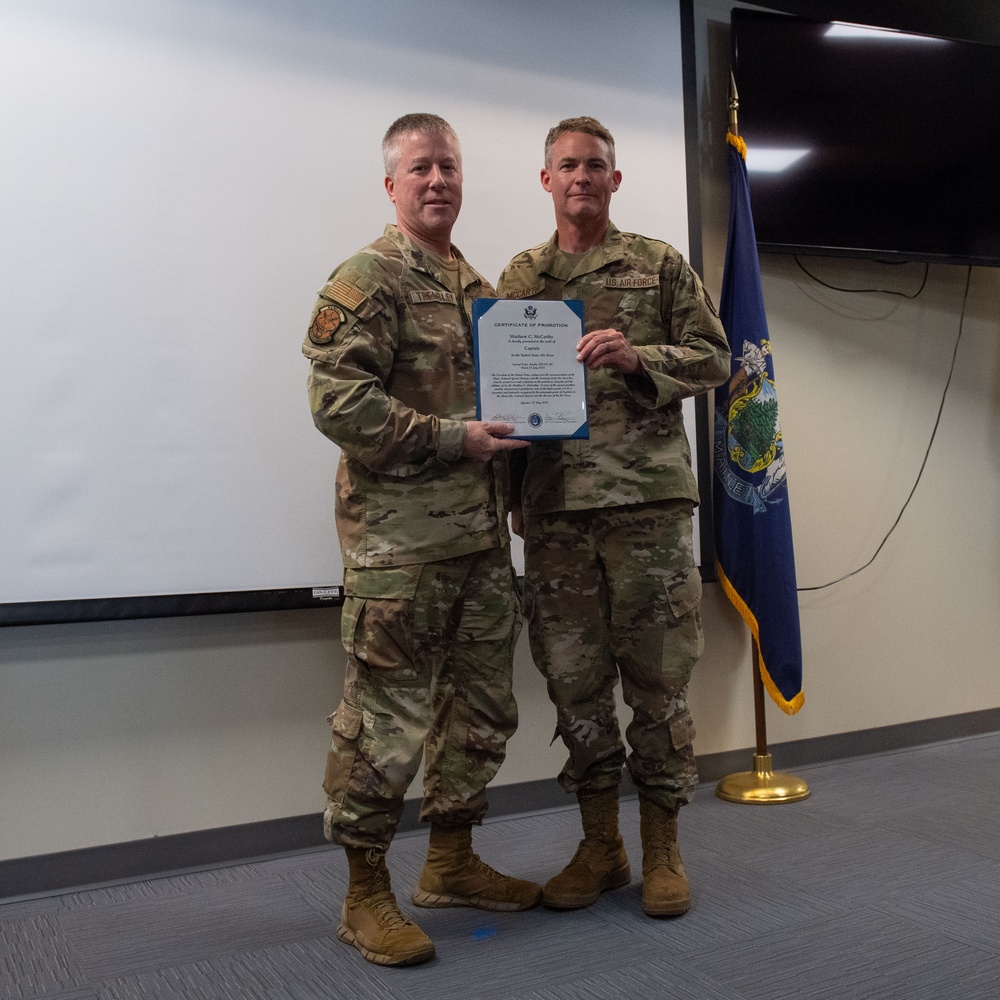 Captain Matthew McCarthy Promotion