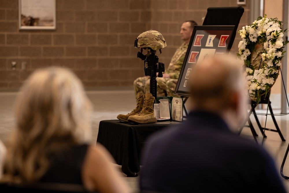 Family, friends, and Soldiers attended a memorial ceremony to honor the life of Sgt. 1st Class Micheal L. Coffey.