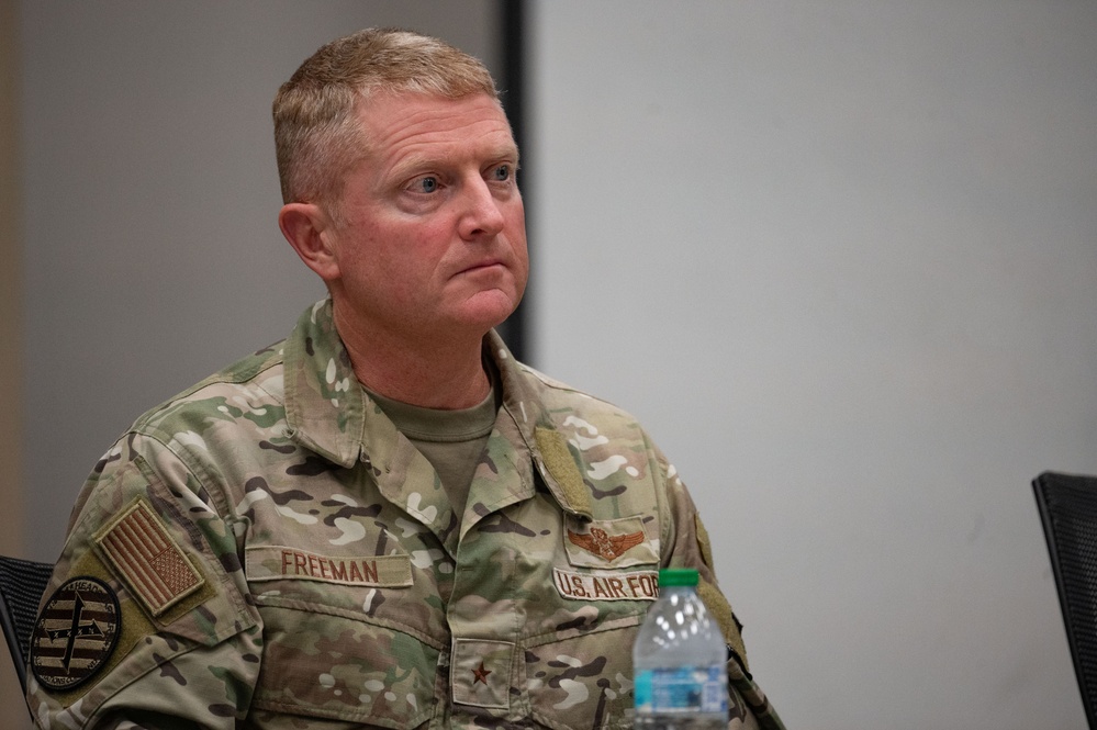 AFSOC Director of Operations engages with Emerald Warrior joint-planning cell