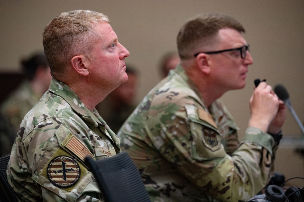 AFSOC Director of Operations engages with Emerald Warrior joint-planning cell