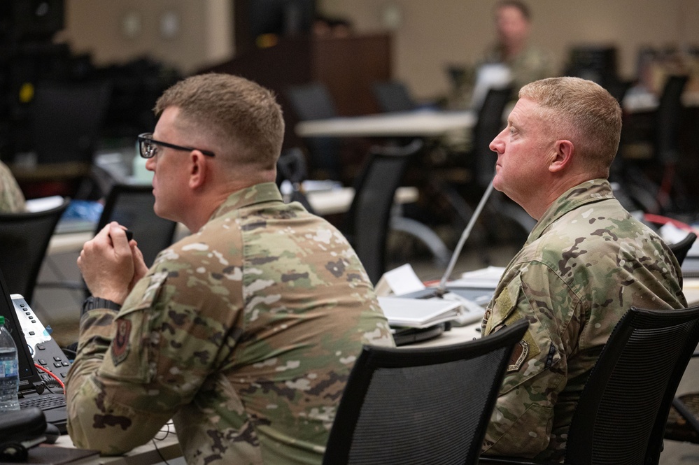 AFSOC Director of Operations engages with Emerald Warrior joint-planning cell