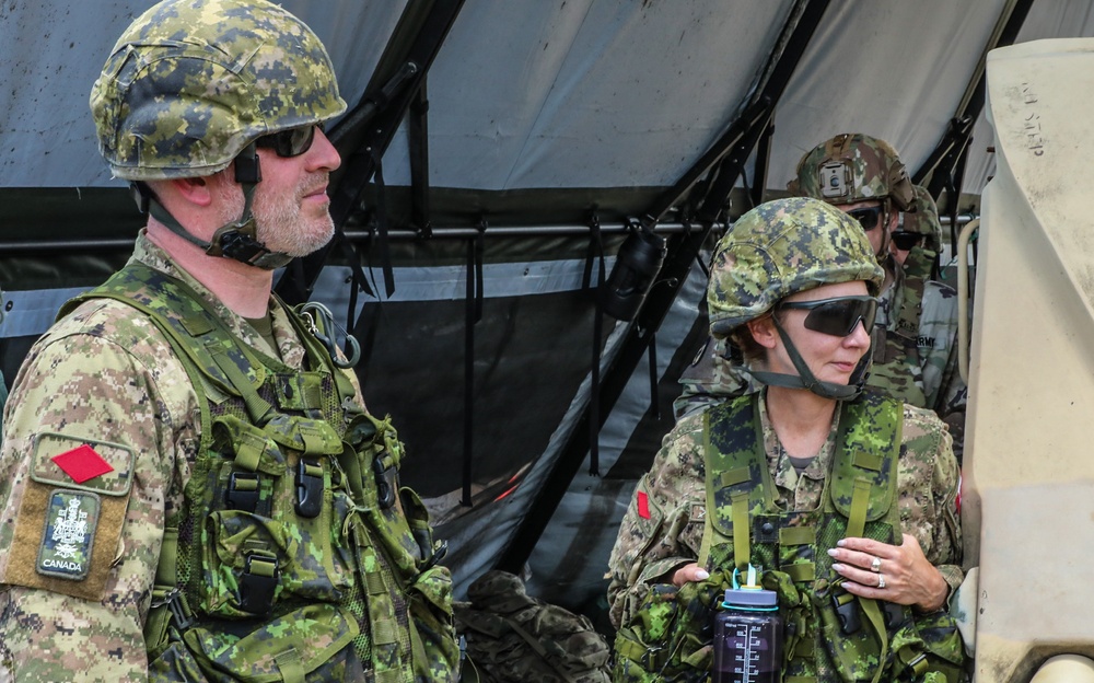 U.S. Army Reserve, U.S. Army National Guard, Canadian Armed Forces Senior Leaders visit Caribbean Thunder 2025