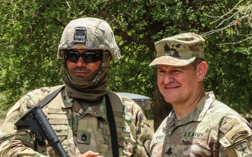 Command Sgt. Maj. acknowledges exemplary service