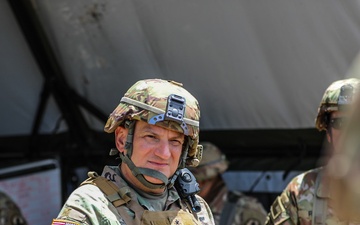 Maj. Gen. Joseph Lestorti OCAR visits field site during Caribbean Thunder 25