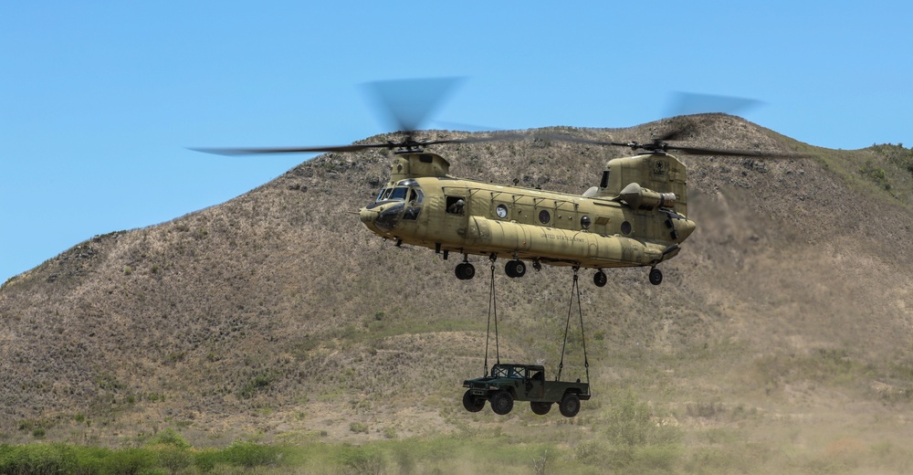 Caribbean Thunder external lift operation