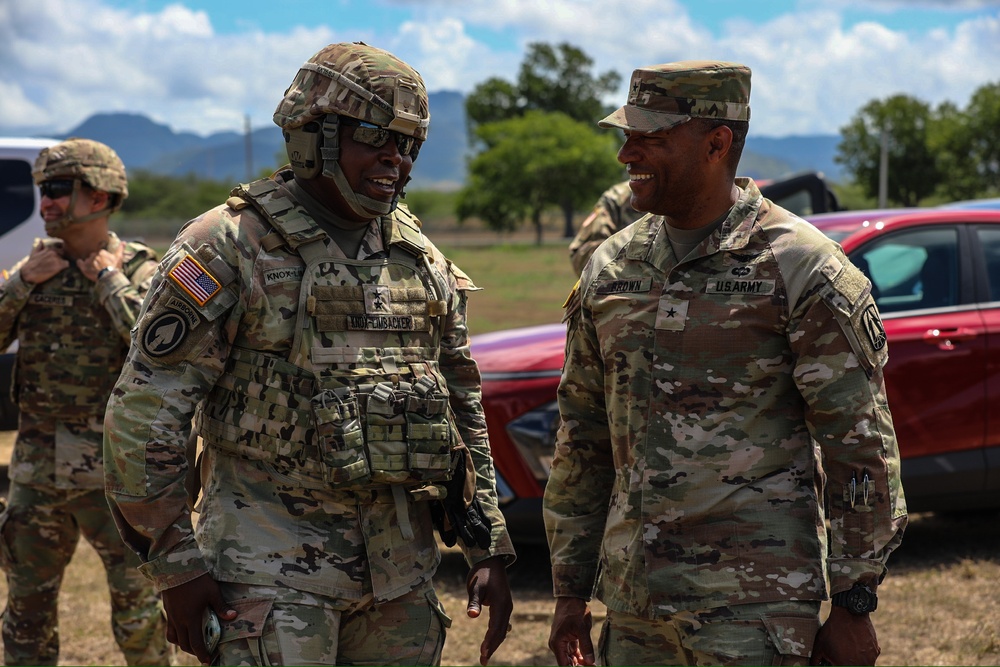 U.S. Army Reserve, U.S. Army National Guard, Canadian Armed Forces Senior Leaders Visit Caribbean Thunder 2025