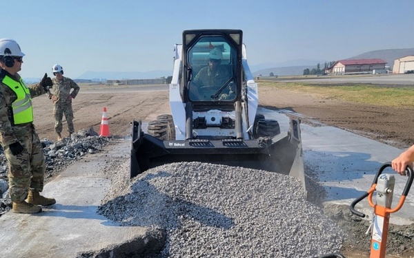173rd Civil Engineers Hone Airfield Repair Skills