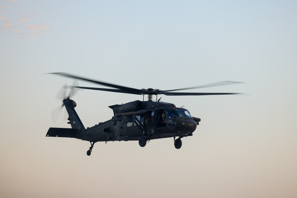 JTF-SB Marines execute aerial insert for Yuma National Defense Area signage emplacement mission
