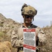 JTF-SB Marines execute aerial insert for Yuma National Defense Area signage emplacement mission