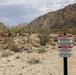 JTF-SB Marines execute aerial insert for Yuma National Defense Area signage emplacement mission