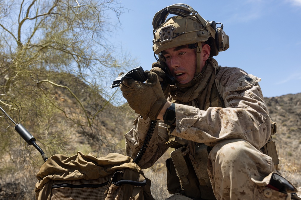 JTF-SB Marines execute aerial insert for Yuma National Defense Area signage emplacement mission
