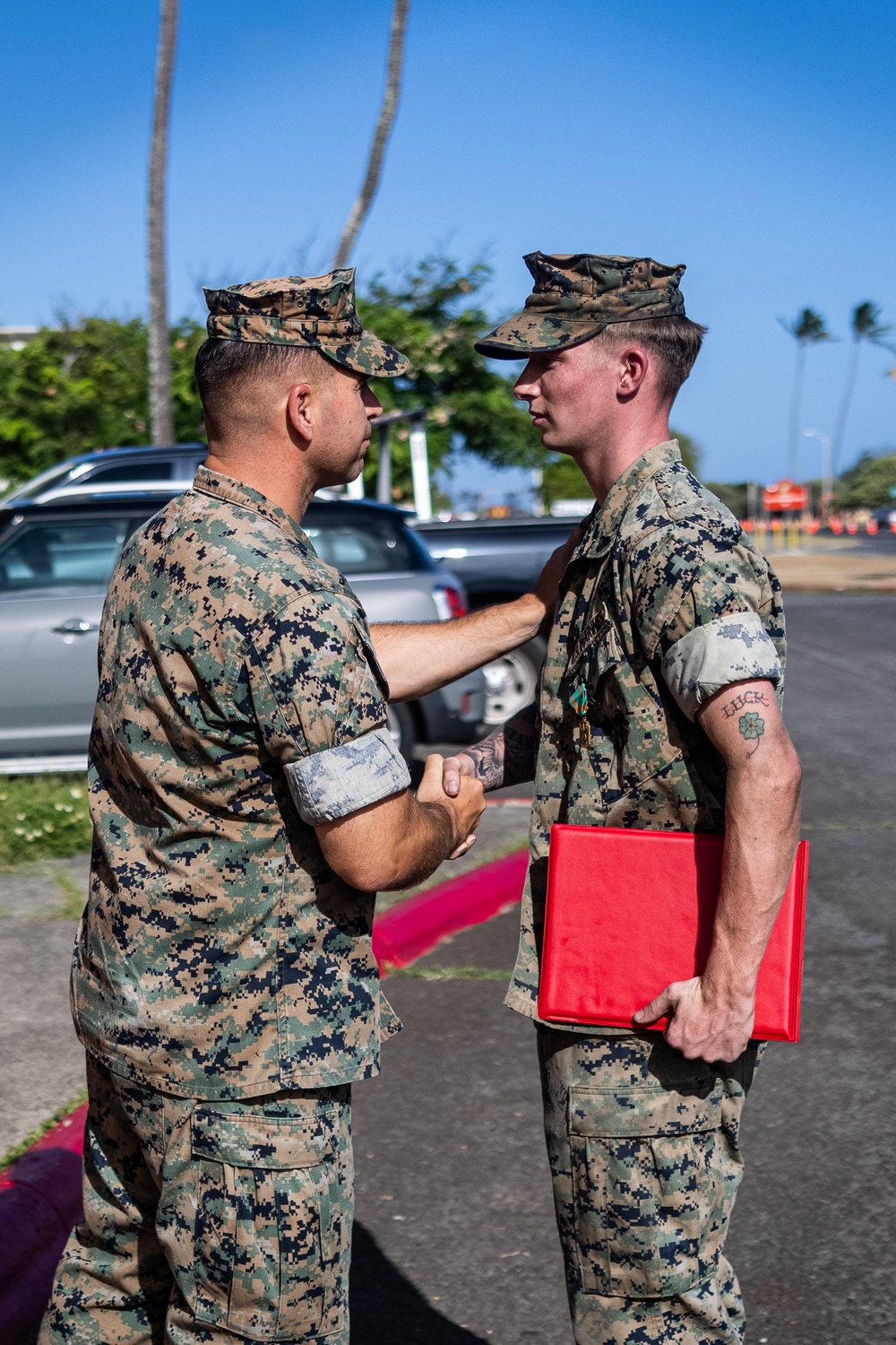 3d MLG Marines receive awards for supporting 3d MLR