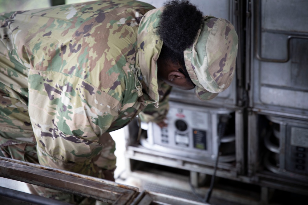 Joint effort between Marines and 770th, 771st Field Feeding Teams