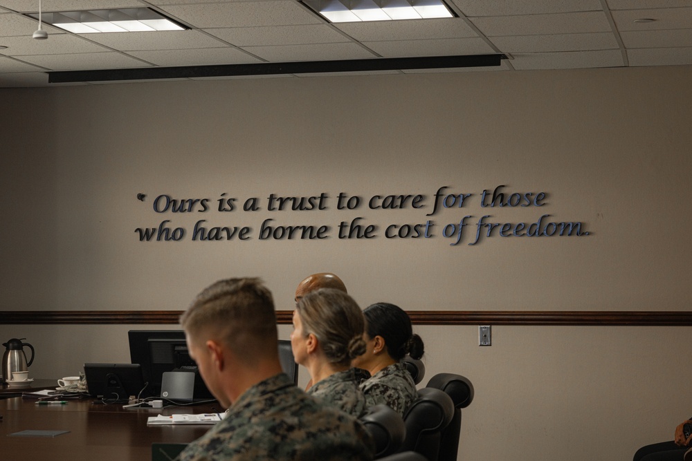 Brig. Gen. David C. Hyman Visits Naval Medical Center San Diego