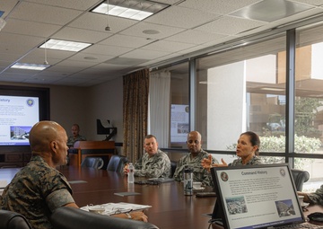 Brig. Gen. David C. Hyman Visits Naval Medical Center San Diego