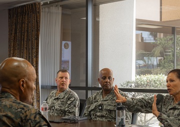 Brig. Gen. David C. Hyman Visits Naval Medical Center San Diego