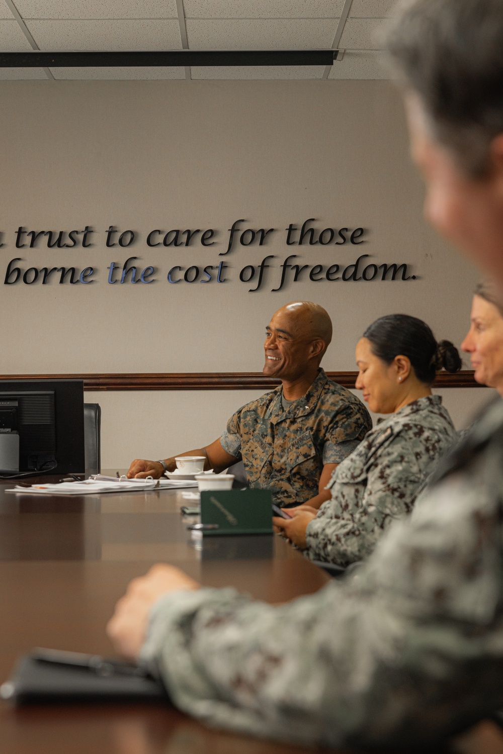 Brig. Gen. David C. Hyman Visits Naval Medical Center San Diego