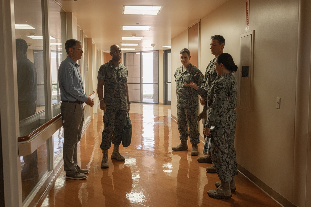 Brig. Gen. David C. Hyman Visits Naval Medical Center San Diego