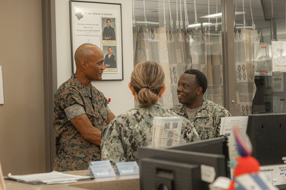 Brig. Gen. David C. Hyman Visits Naval Medical Center San Diego