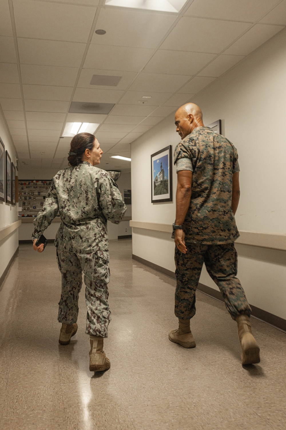 Brig. Gen. David C. Hyman Visits Naval Medical Center San Diego