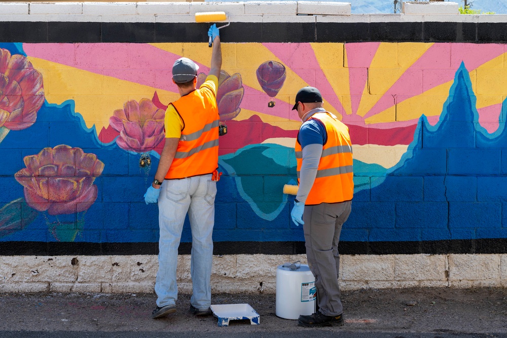 Holloman Airmen participate in the 2025 Casa Big Give