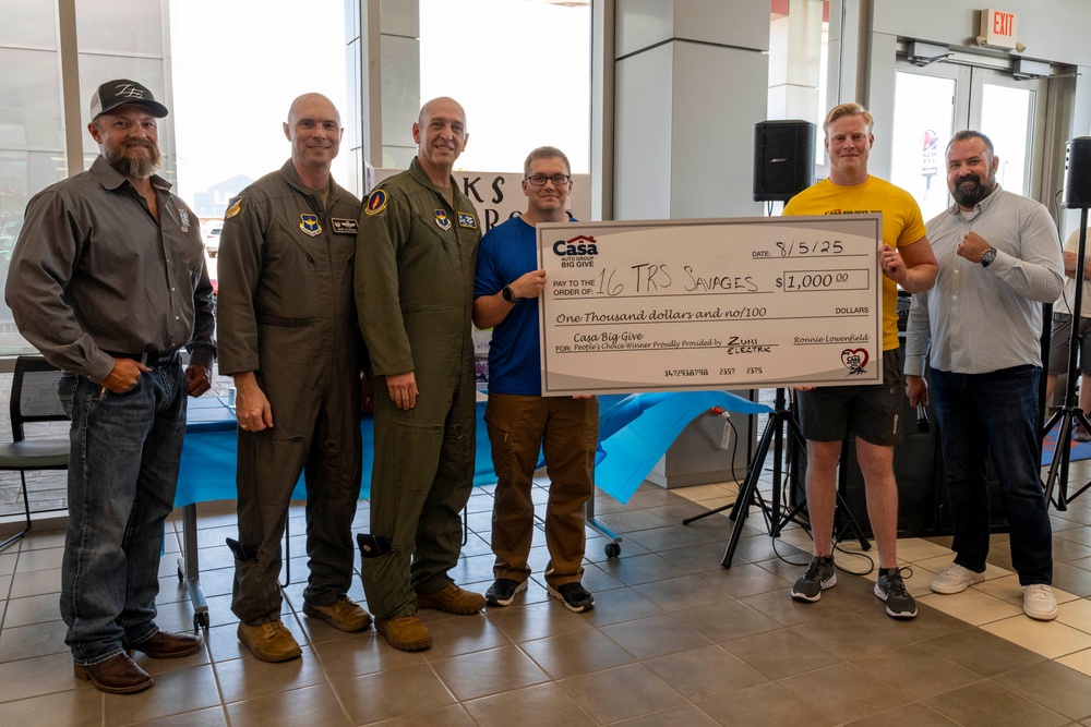 Holloman Airmen participate in the 2025 Casa Big Give