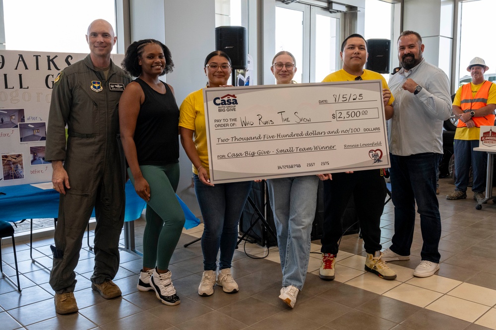 Holloman Airmen participate in the 2025 Casa Big Give