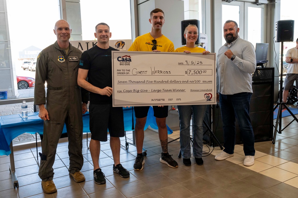 Holloman Airmen participate in the 2025 Casa Big Give