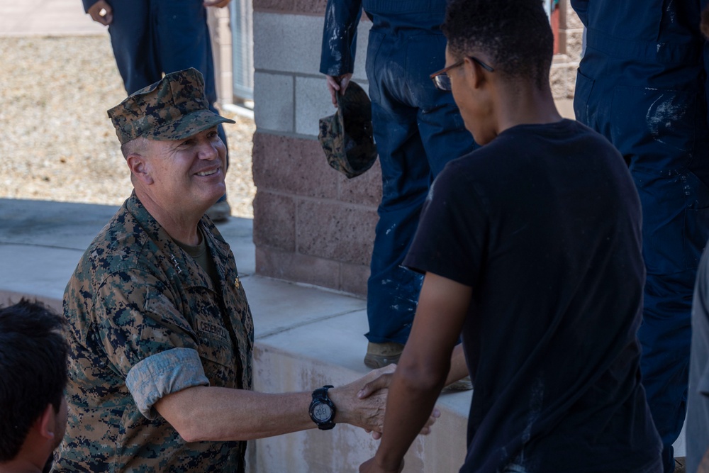I MEF CG Recognizes Barracks Leadership and Innovation during Operation Clean Sweep II